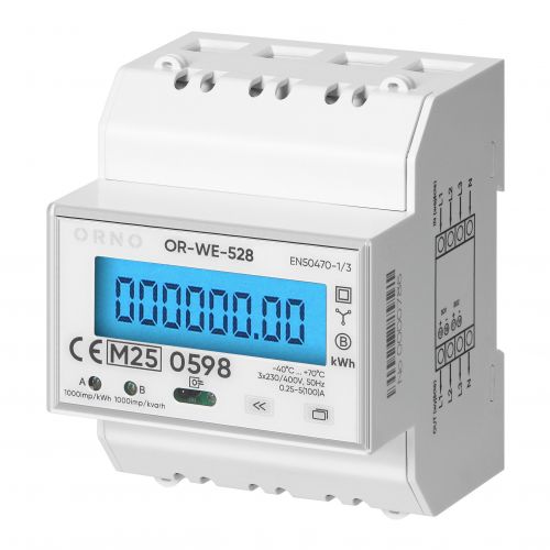 Licznik energii elektrycznej 3-fazowy 100A MID 4 moduły DIN TH35 OR-WE-528 ORNO - 1[253].jpg